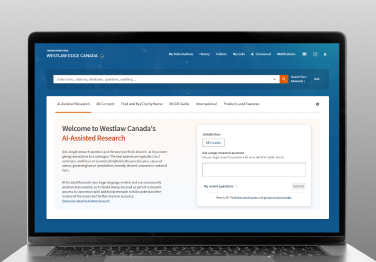 Westlaw Edge Canada with CoCounsel